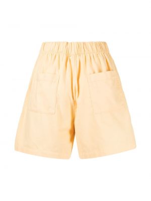 Pantalones cortos con cordones Tekla amarillo
