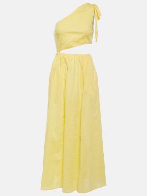 Платье миди Alberobello на одно плечо MARYSIA желтый