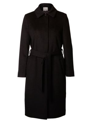 Палто Selected Femme черно