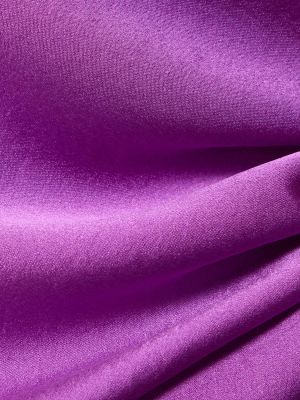 Top de raso de seda Forte Forte violeta