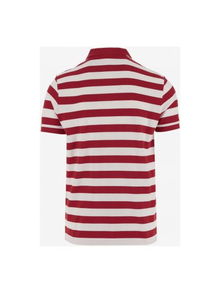 Pikowana koszula Polo Ralph Lauren czerwona