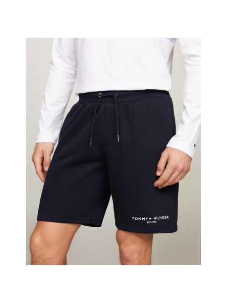 Pantalones cortos con estampado Tommy Hilfiger azul
