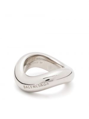 Кольцо Balenciaga, серебряное