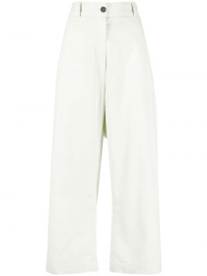 Pantaloni cu croială lejeră Studio Nicholson alb