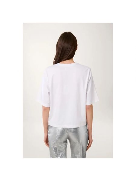 T-shirt mit rundem ausschnitt Manoush weiß