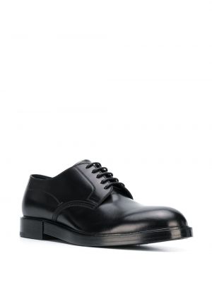 Zapatos derby con cordones de encaje Dolce & Gabbana negro
