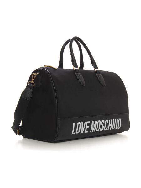 Bolsa de viaje elegante Love Moschino negro