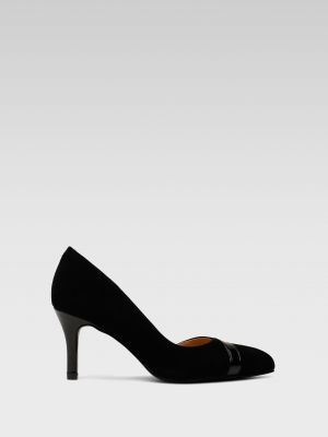 Полуотворени обувки с ток Sergio Bardi черно