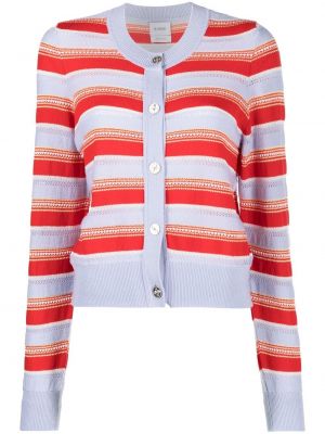 Cardigan a righe Barrie rosso