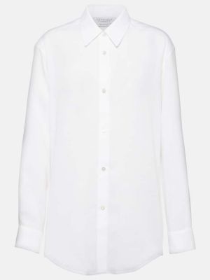 Λινό πουκάμισο Gabriela Hearst λευκό
