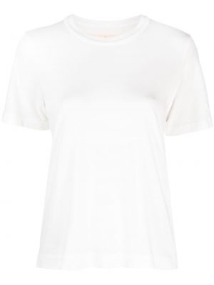 T-shirt en coton col rond Raquel Allegra blanc