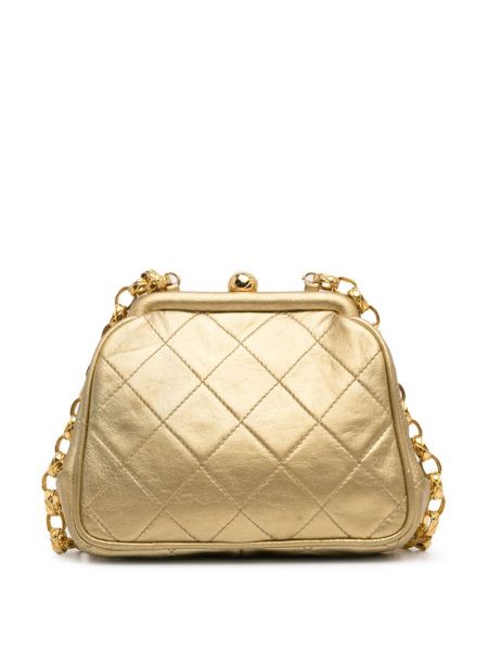 Taška přes rameno Chanel Pre-owned zlatá