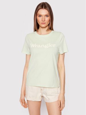 T-shirt Wrangler, zielony