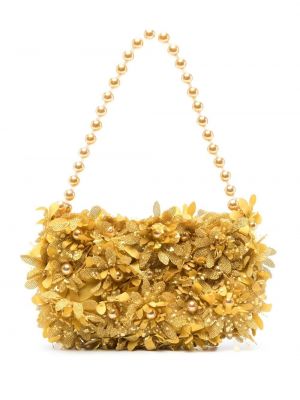 Чанта за ръка на цветя Vanina жълто