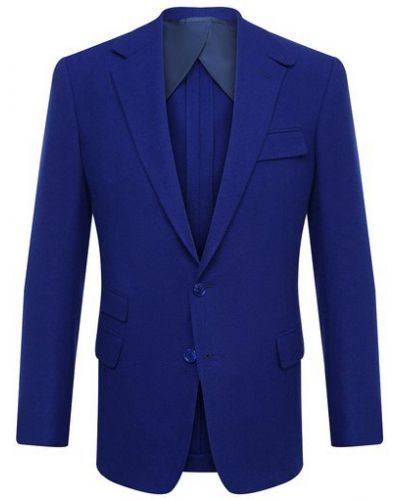 Кашемировый пиджак Ralph Lauren синий