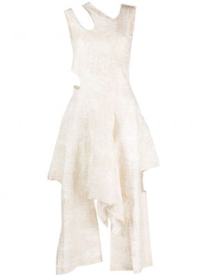 Κοκτέιλ φόρεμα Niccolò Pasqualetti λευκό