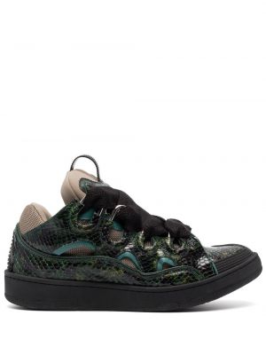 Trykt sneakers Lanvin grønn