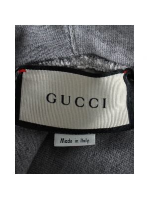 Top de algodón Gucci Vintage gris