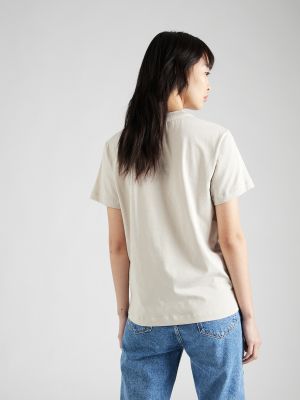 Priliehavé tričko Calvin Klein sivá