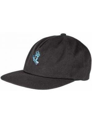 Czarna czapka z daszkiem Santa Cruz