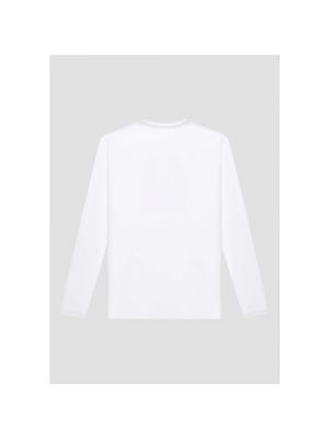 Bluza slim fit z nadrukiem Antony Morato biała