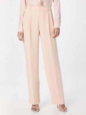 Πλισέ παντελόνι Lauren Ralph Lauren ροζ