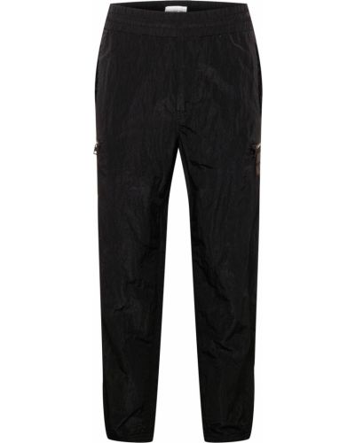 Pantaloni cargo cu buzunare Calvin Klein Jeans negru