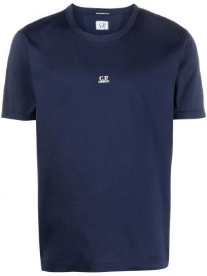 T-shirt con stampa C.p. Company blu