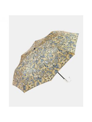Paraguas con estampado con estampado de cachemira Ezpeleta amarillo