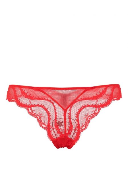 Spitzen tanga Kiki De Montparnasse rot