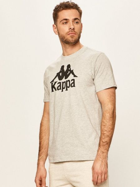 Тениска с дълъг ръкав Kappa сиво