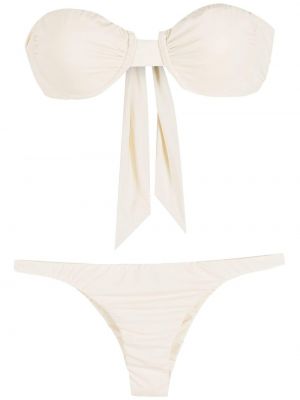 Bikini con lazo Piu Brand blanco