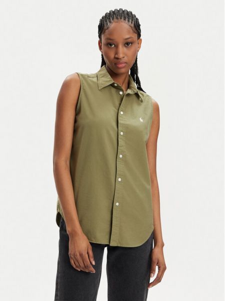 Priliehavá košeľa Polo Ralph Lauren zelená