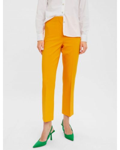 Nohavice Vero Moda oranžová