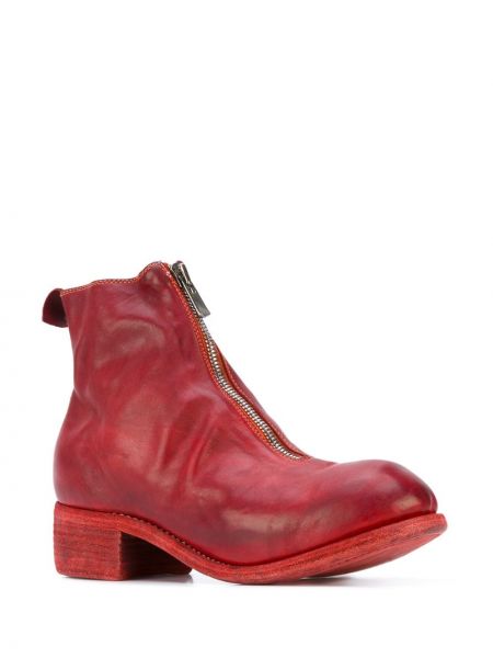 Ankle boots mit reißverschluss Guidi rot