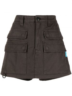 Shorts med hög midja Izzue brun