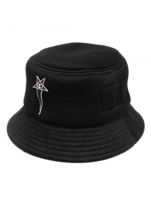 Cappello ricamato Rick Owens X Champion nero