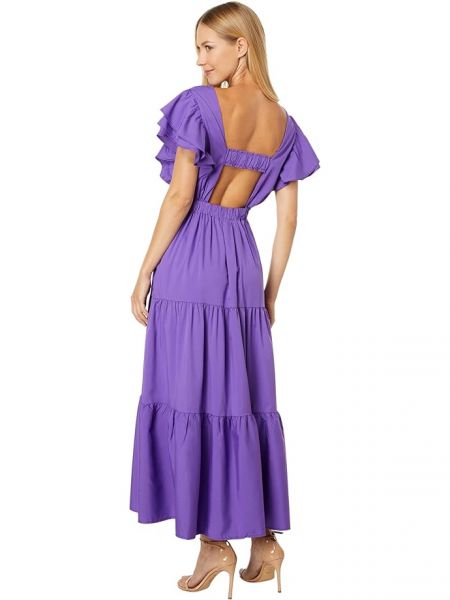 Фиолетовое платье миди English Factory