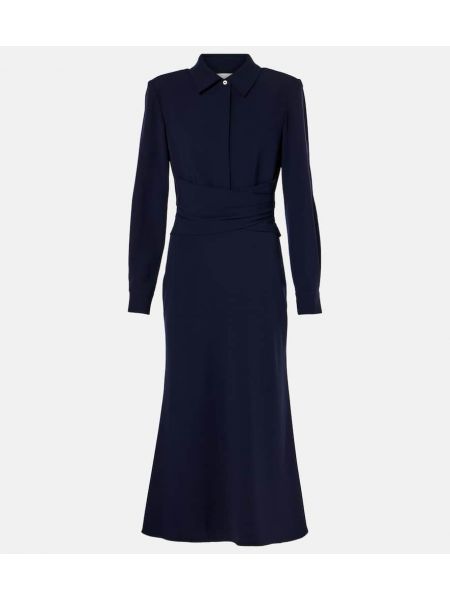 Sateng dress Roland Mouret blå