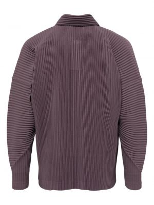 Plisuotas polo marškinėliai Homme Plissé Issey Miyake violetinė