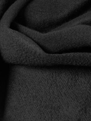 Кашемировый шарф с бахромой Johnstons Of Elgin черный