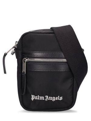 Crossbody torbica iz najlona Palm Angels črna