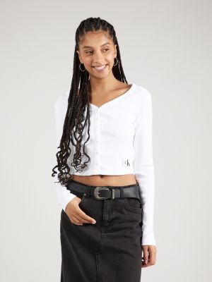 Kampsun Calvin Klein Jeans valge
