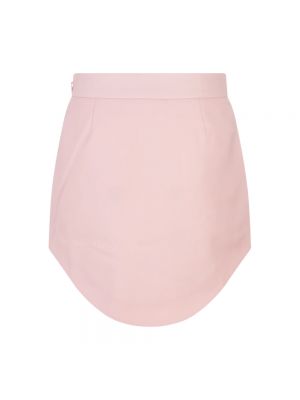 Mini falda de lana Casablanca rosa