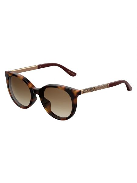 Okulary przeciwsłoneczne gradientowe Jimmy Choo brązowe