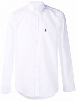 Daunen hemd aus baumwoll Mackintosh weiß