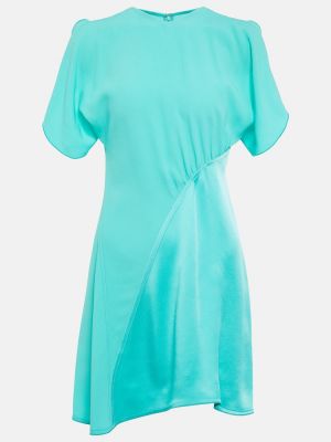Sukienka asymetryczna Victoria Beckham zielona