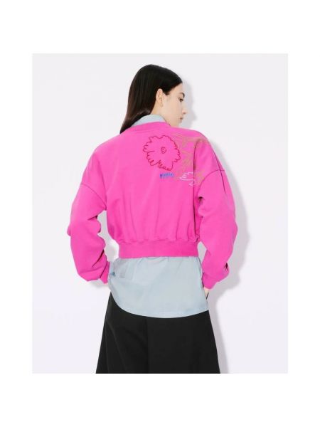 Sudadera de tela jersey Kenzo rosa