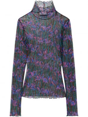 Top cu imagine Pucci violet