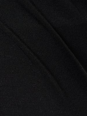 Viskózové kalhotky string jersey Wolford černé
